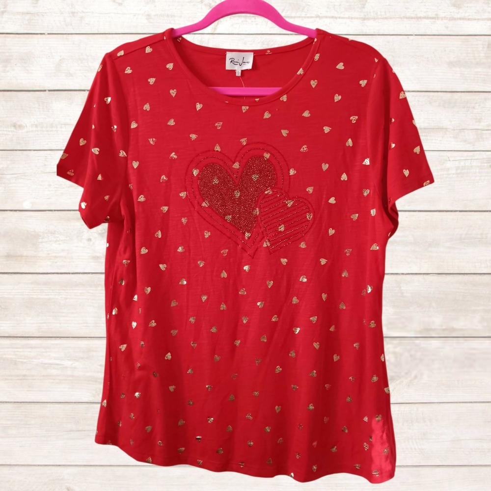 Remi James Gold Hearts Shirt